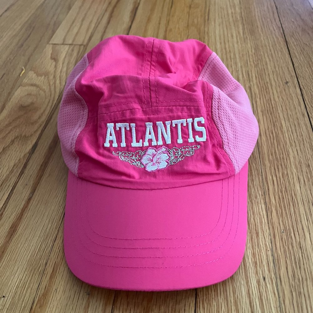 Hot pink ATLANTIS baseball cap